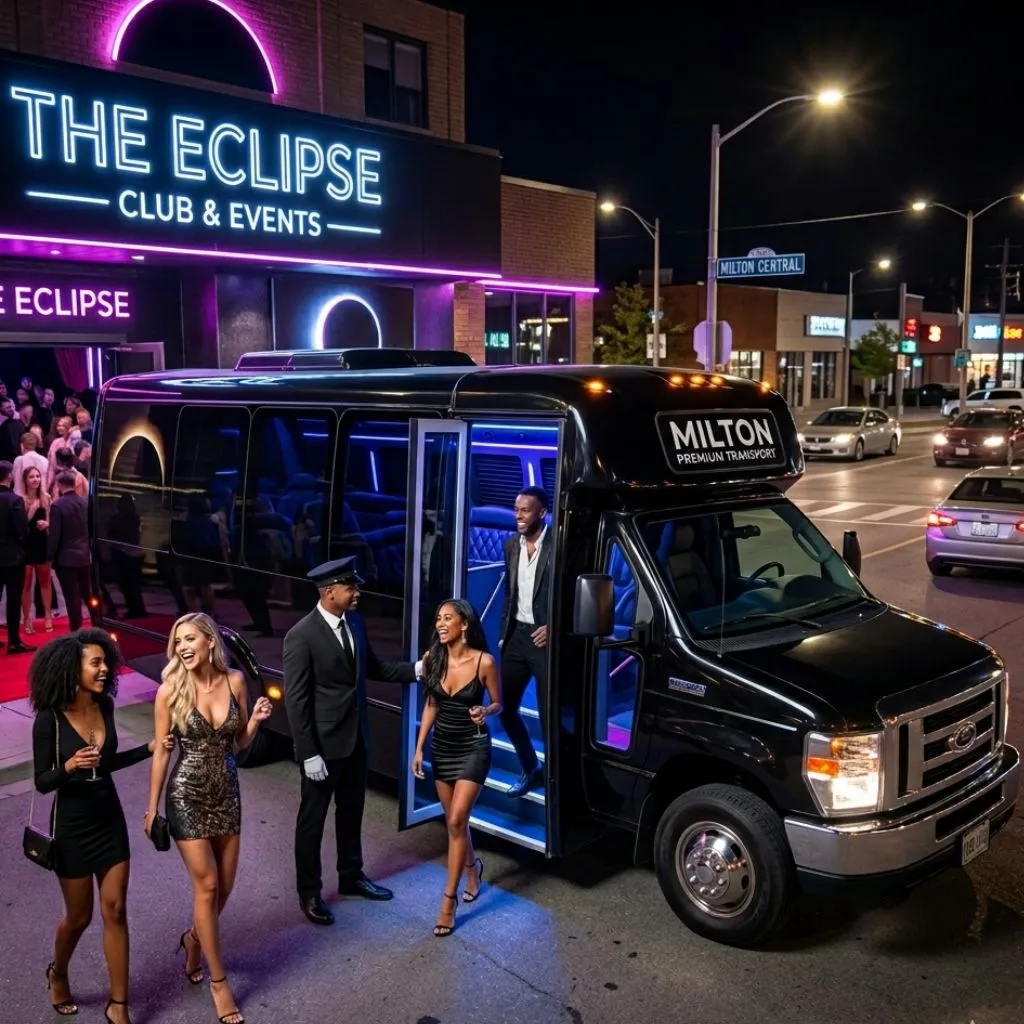 Party Bus Rental Milton with luxury Party Bus service for group parties